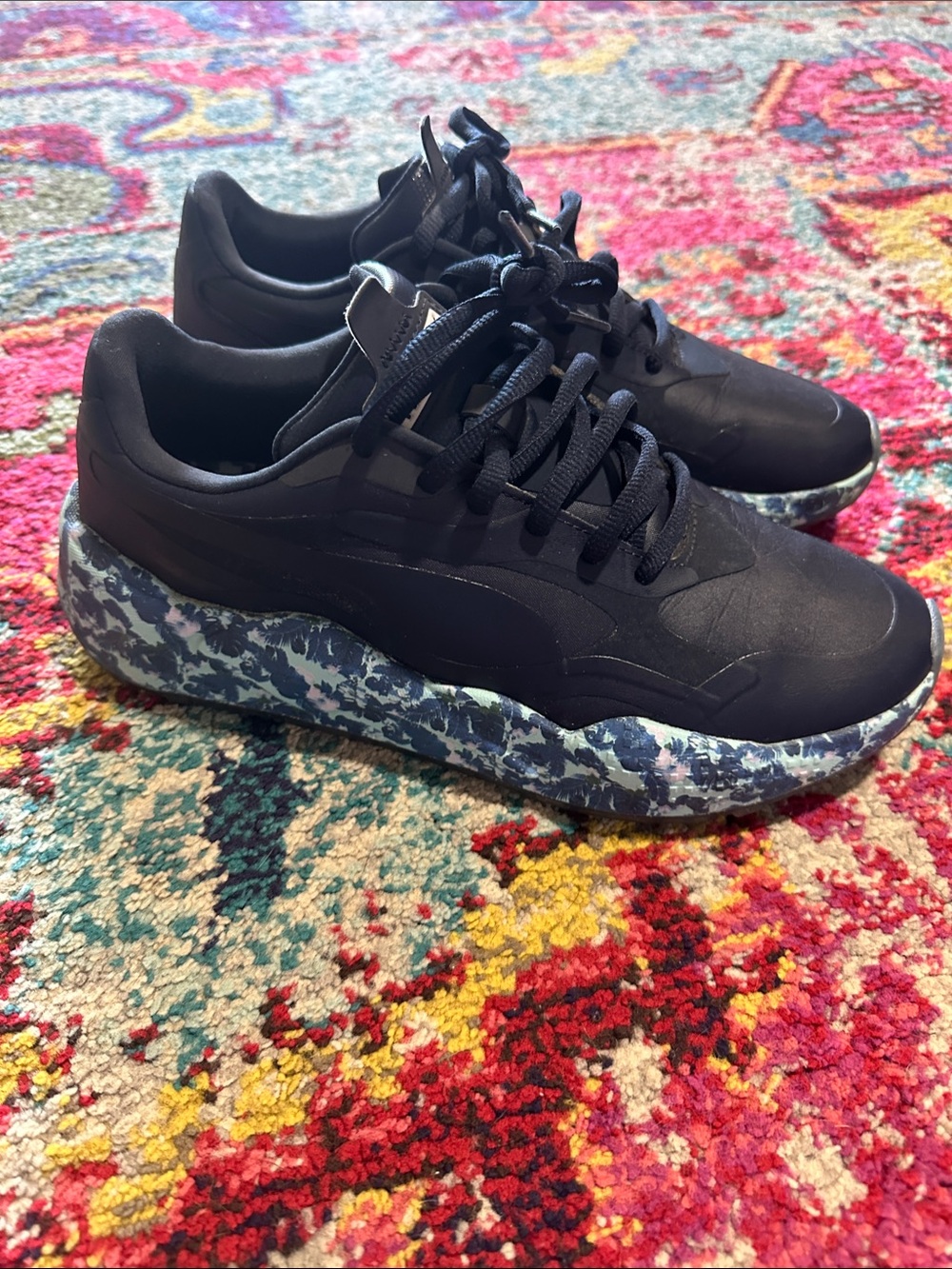 Puma Men's rsg golf shoes  with Blue Camo Midsole
